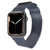 For Apple Watch 3 38mm Milanese Metal Magnetic Watch Band(Midnight Blue)