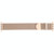 For Apple Watch 2 38mm Milanese Metal Magnetic Watch Band(Retro Gold)