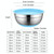 24cm With Colorful Silicone Bottom & Lid Salad Bowl Stainless Steel Thickened Basin(Color Random Delivery)