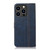 For iPhone 15 Pro Stitching Thread Calf Texture Leather Phone Case(Blue)