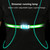 USB Rechargeable Running Light Strap Chest Light(Blue)