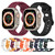 For Apple Watch SE 2022 44mm Reverse Buckle Dot Texture Silicone Watch Band(Dark Gray)