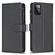 For Samsung Galaxy A41 9 Card Slots Zipper Wallet Leather Flip Phone Case(Black)