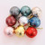 12pcs/pack 4cm Christmas Ball Special Shape + Glitter + Bright Set(Red)