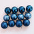 12pcs/pack 4cm Christmas Ball Special Shape + Glitter + Bright Set(Red)