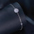 MSB007 Sterling Silver S925 White Gold Plated Zircon Moissanite Simple Bracelet MSB007 Sterling Silver S925 White Gold Plated Zircon Moissanite Simple Bracelet