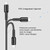 Yesido CA42 2.4A USB to USB-C / Type-C Charging Cable, Length: 1m(White)