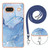 For Google Pixel 7A Electroplating Marble Dual-side IMD Phone Case with Lanyard(Blue 018) For Google Pixel 7A Electroplating Marble Dual-side IMD Phone Case with Lanyard(Blue 018)