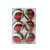 6pcs/pack 6cm Painted Christmas Ball Decoration Props(Red Green and White Spiral Stripes)