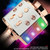 WS-858L LED Light Flashing Wireless Capacitance Microphone Comes With Audio Mobile Phone Bluetoon Live Microphone(Black)