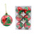 6pcs/pack 6cm Painted Christmas Ball Decoration Props(Christmas Tree)