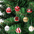 6pcs/pack 6cm Painted Christmas Ball Decoration Props(Christmas Tree)