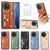 For vivo X90 Wristband Kickstand Card Wallet Back Cover Phone Case with Tool Knife(Blue)