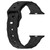 Football Texture Silicone Watch Band For Apple Watch SE 44mm(Black)