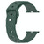 Football Texture Silicone Watch Band For Apple Watch SE 2022 40mm(Pine Green)