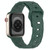 Football Texture Silicone Watch Band For Apple Watch SE 2022 40mm(Pine Green)