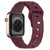 Football Texture Silicone Watch Band For Apple Watch 2 42mm(Wine Red)