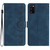 For Samsung Galaxy A41 Seven Butterflies Embossed Leather Phone Case(Blue)