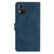 For Motorola Moto E13 Seven Butterflies Embossed Leather Phone Case(Blue)