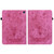 For Amazon Kindle Fire 7 2022 Butterfly Rose Embossed Leather Tablet Case(Rose Red)