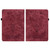 For Amazon Kindle Fire HD10 2019 / 2017 Butterfly Rose Embossed Leather Smart Tablet Case(Red)