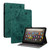 For Amazon Kindle Fire HD10 2021 Butterfly Rose Embossed Leather Smart Tablet Case(Green)