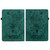 For Amazon Kindle Fire HD10 2021 Butterfly Rose Embossed Leather Smart Tablet Case(Green)