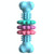 BG5056 TPR Pet Chewing Toys Bone Shape Dog Teething Stick(Gentleman Blue)