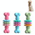 BG5056 TPR Pet Chewing Toys Bone Shape Dog Teething Stick(Gentleman Blue)
