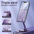 Desktop 360-degree Rotating Foldable Mobile Phone Holder, Color: Metal Gray