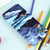 For Samsung Galaxy A54 5G Precise Hole Oil Painting Pattern PC Phone Case(Sea Wave)