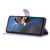 For iPhone 14 Flower Embossing Pattern Leather Phone Case(Purple)