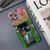 For iPhone 14 Pro Max Precise Hole Oil Painting Pattern PC Phone Case(Peach Blossom)