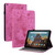 For Amazon Kindle Fire HD10 2019 / 2017 Butterfly Rose Embossed Leather Smart Tablet Case(Rose Red)