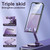 Desktop 360-degree Rotating Foldable Mobile Phone Holder, Color: Carbon Steel Black