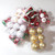 6pcs/pack 6cm Painted Christmas Ball Decoration Props(Golden Star Dot Horizontal Line)