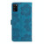 For Samsung Galaxy A41 Flower Embossing Pattern Leather Phone Case(Blue)