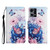 For OPPO Reno7 4G Colored Drawing Pattern Flip Leather Phone Case(Purple Butterfly) For OPPO Reno7 4G Colored Drawing Pattern Flip Leather Phone Case(Purple Butterfly)