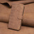 For Samsung Galaxy S21 FE 5G Plaid Embossed Leather Phone Case(Brown)