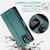 For iPhone 12 / 12 Pro CaseMe 023 Butterfly Buckle Litchi Texture RFID Anti-theft Leather Phone Case(Pearly Blue)