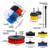 31pcs/set Electric Drill Brush Kitchen Bathroom Wall Cleaning Set(Yellow)