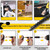 31pcs/set Electric Drill Brush Kitchen Bathroom Wall Cleaning Set(Yellow)