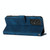 For Samsung Galaxy A72 4G/5G Line Pattern Skin Feel Leather Phone Case(Royal Blue)