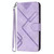 For Samsung Galaxy A22 4G Line Pattern Skin Feel Leather Phone Case(Light Purple) For Samsung Galaxy A22 4G Line Pattern Skin Feel Leather Phone Case(Light Purple)