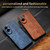 For Honor X50i AZNS 3D Embossed Skin Feel Phone Case(Dark Green)