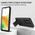 For Samsung Galaxy A34 5G Stereoscopic Holder Sliding Camshield Phone Case(Black)