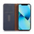 For iPhone 14 Plus KHAZNEH Nappa Top Layer Cowhide Leather Phone Case (Blue)