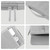HAWEEL Laptop Sleeve Case Zipper Briefcase Bag with Handle for 15-16.7 inch Laptop(Grey)