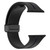 Two Color Folding Buckle Silicone Watch Band For Apple Watch 2 38mm(Black+Blue)