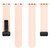 Two Color Folding Buckle Silicone Watch Band For Apple Watch 42mm(Pink+White)